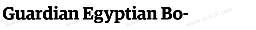 Guardian Egyptian Bo字体转换